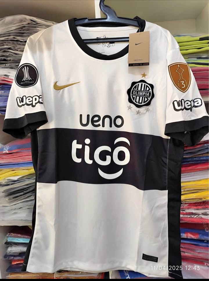 Camiseta oficial de Olimpia Calidad Premium Tailandesa